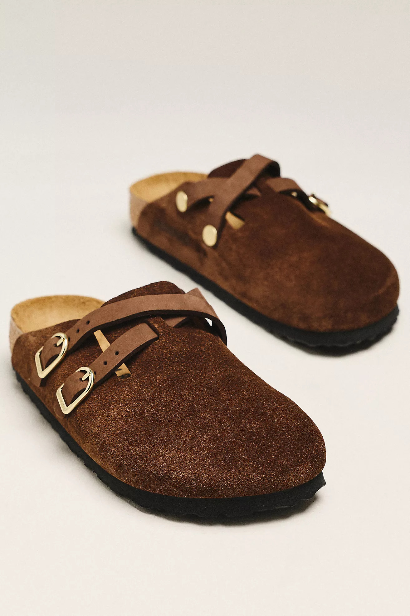 Birkenstock Blair Suede Clogs | Anthropologie (US)