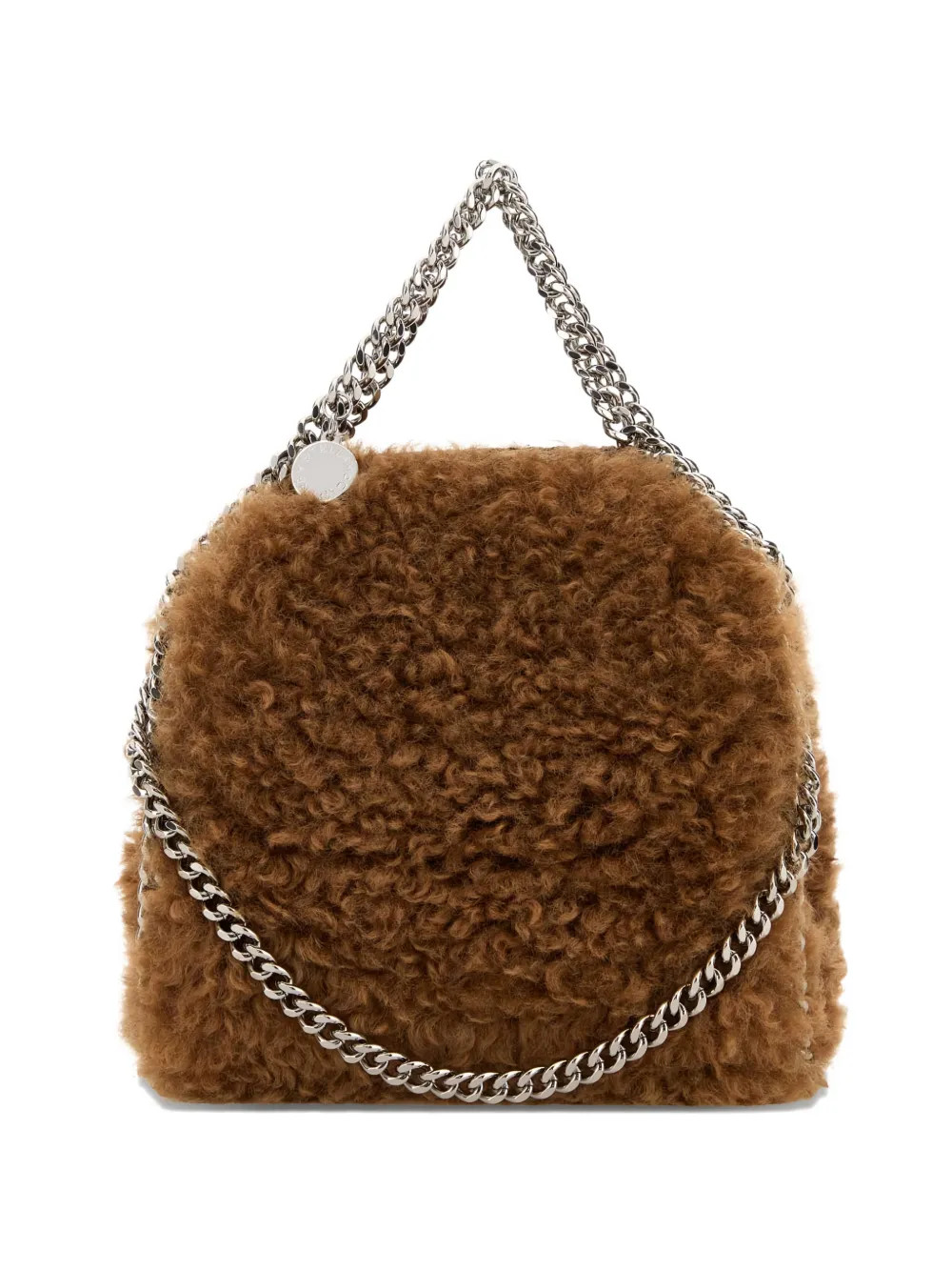 Falabella faux-shearling handbag | Farfetch Global