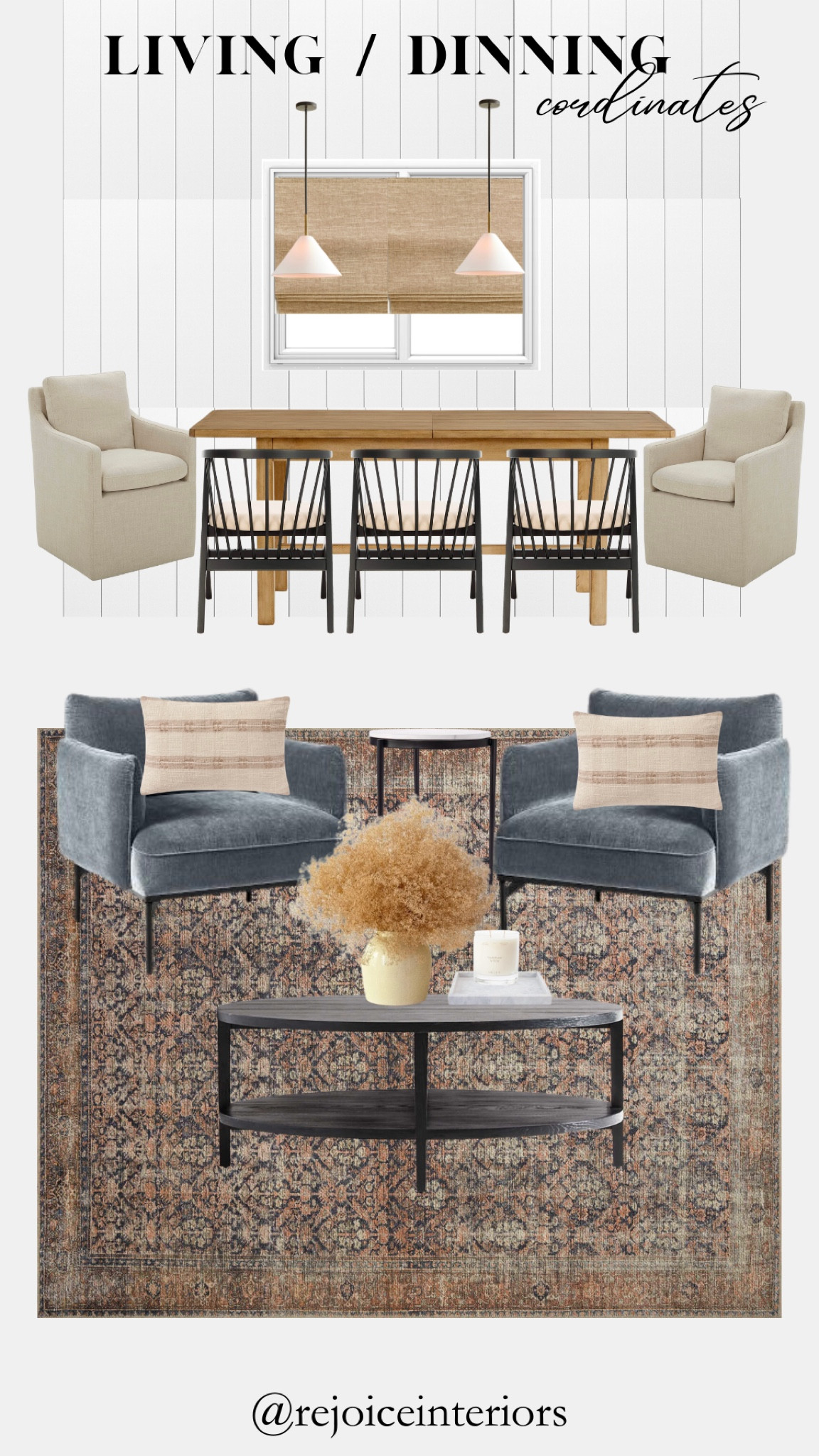 Curated living/dining room idea

#LTKstyletip #LTKhome