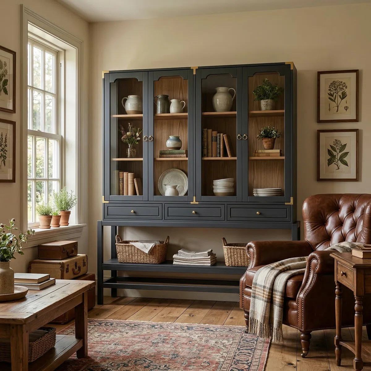 74.8\u201dH China Cabinet | Wayfair North America