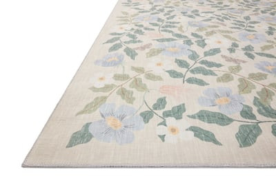 Cotswolds Primrose (COT-02) Sand Printed Area Rug | Rugs Direct