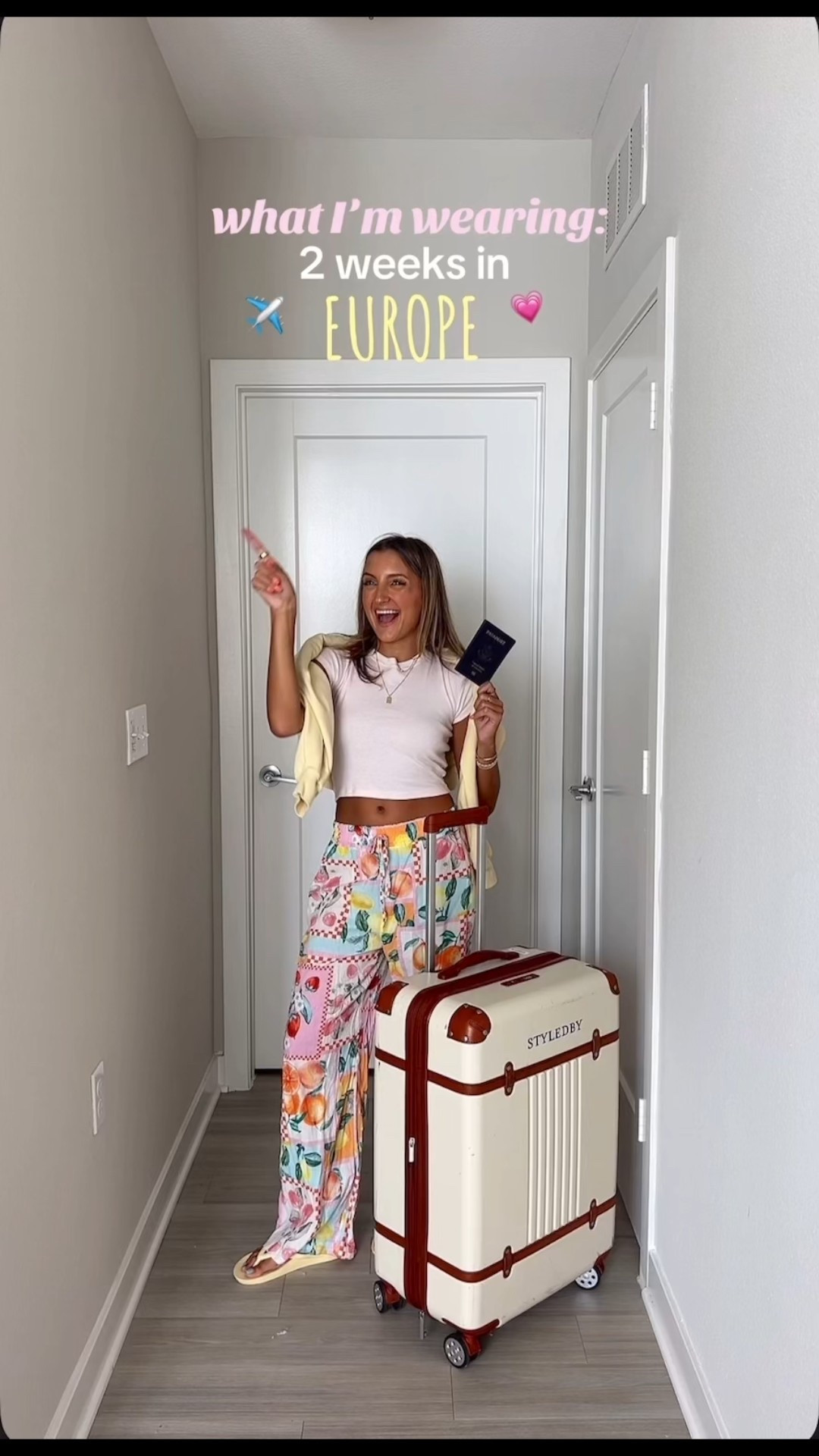 What I’m packing for European summer outfit ideas 💛✈️