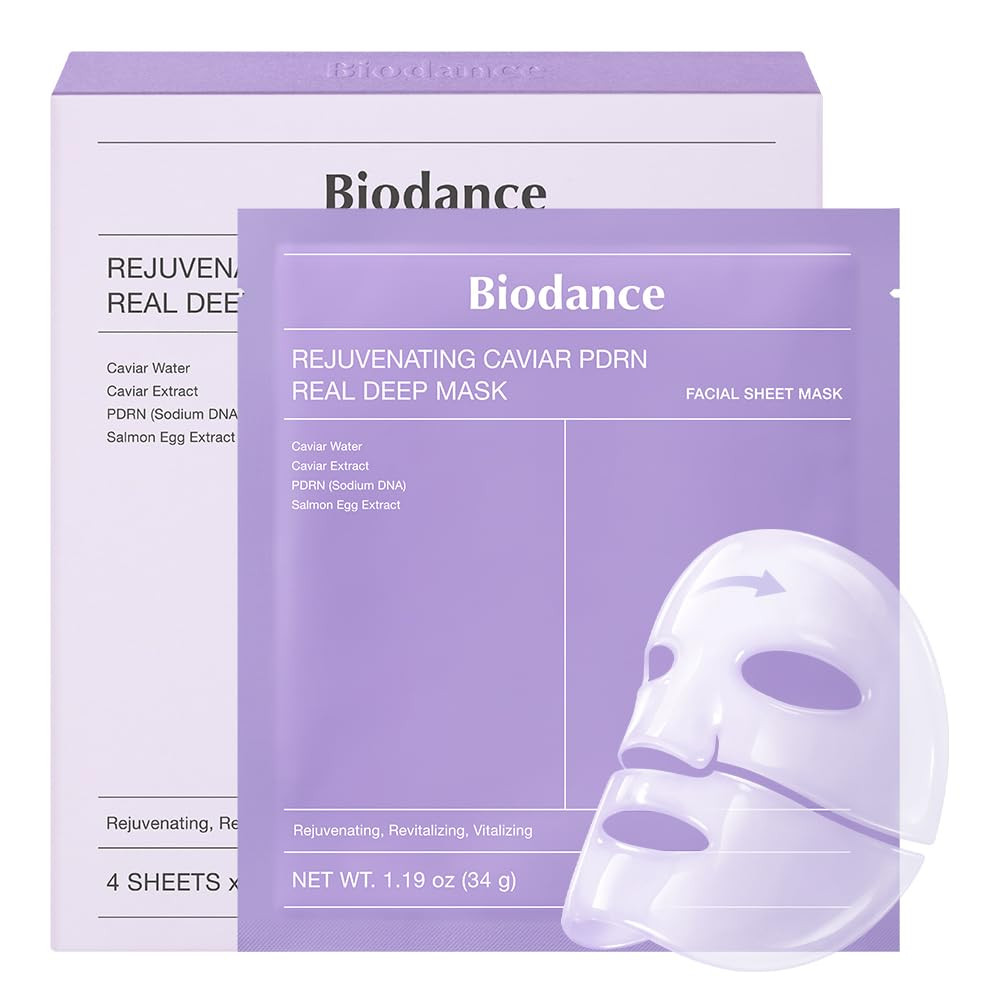 BIODANCE Bio-Collagen Real Deep Mask, Hydrating Overnight Hydrogel Face Mask, Pore Minimizing, El... | Amazon (US)