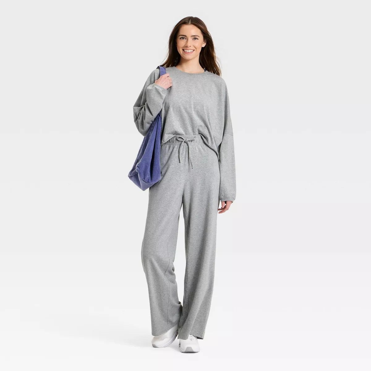 Women's Washed Jersey Wide Leg Pants - JoyLab™ | Target