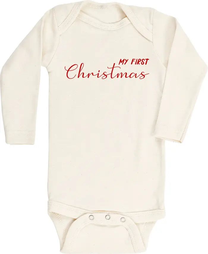 Be My First Christmas Organic Cotton Bodysuit | Nordstrom
