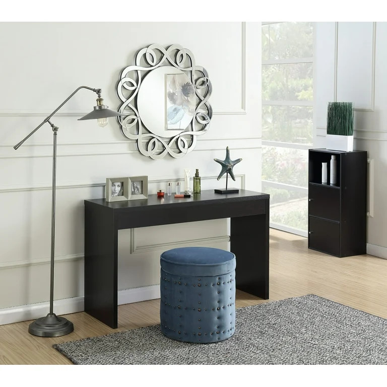 Convenience Concepts Northfield Hall Console Table/Desk, Black | Walmart (US)