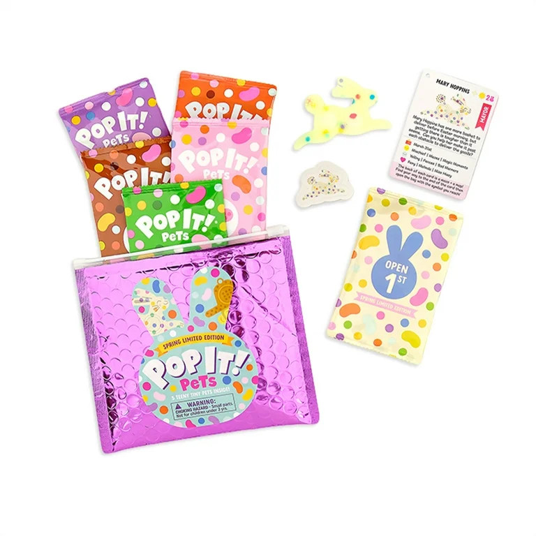 Official Pop It Pets Spring Limited Edition 2 Mystery Bag for Children Ages 3+ by Buffalo Games | Walmart (US)