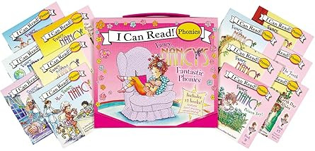 Fancy Nancy's 12-Book Fantastic Phonics Fun!: Includes 12 Mini-Books Featuring Short and Long Vow... | Amazon (US)