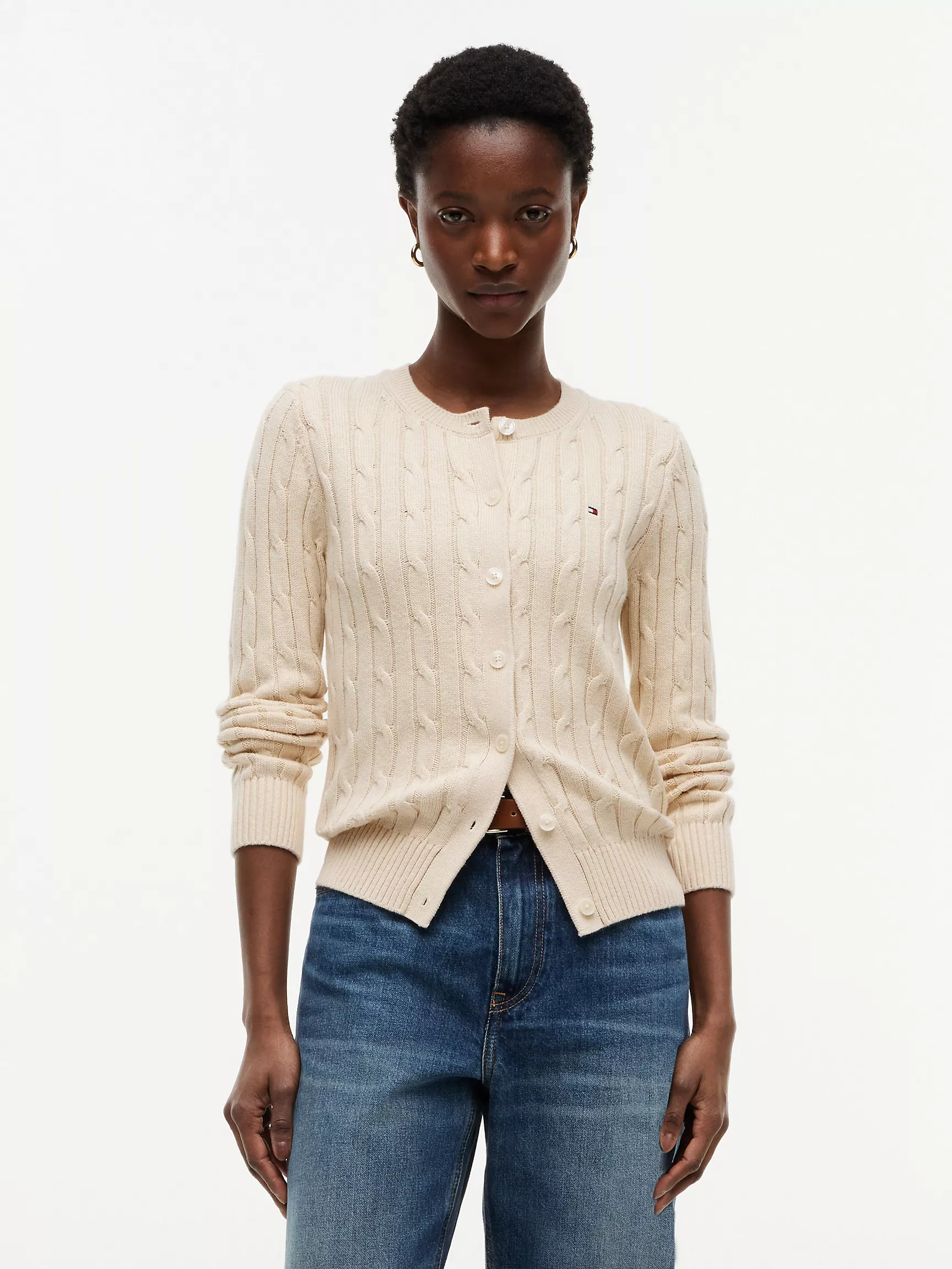 Cable Knit Cardigan | Tommy Hilfiger | Tommy Hilfiger (US)