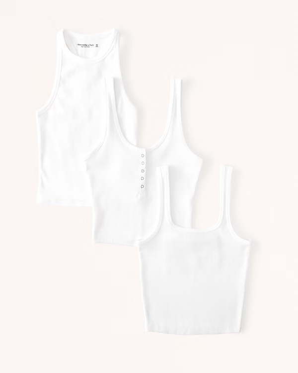 3-Pack Essential Tank | Abercrombie & Fitch (US)