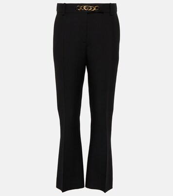 Pantalon VLogo Chain en laine et soie | Mytheresa (FR)