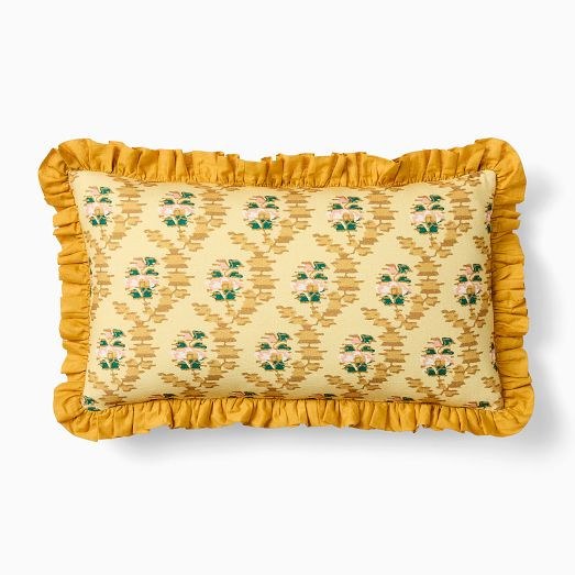 Jawahar Ruffle Pillow Cover | West Elm (US)