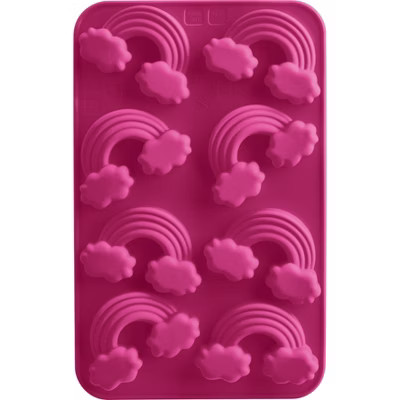 Trudeau 2pk Rainbow Chocolate Molds Fuchsia | Target