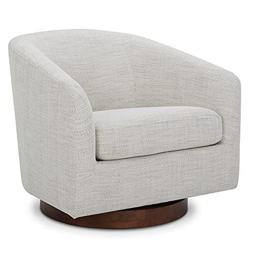 CHITA Swivel Accent Chair Armchair, Round Barrel Chairs in Performance Fabric for Living Room Bedroo | Amazon (US)
