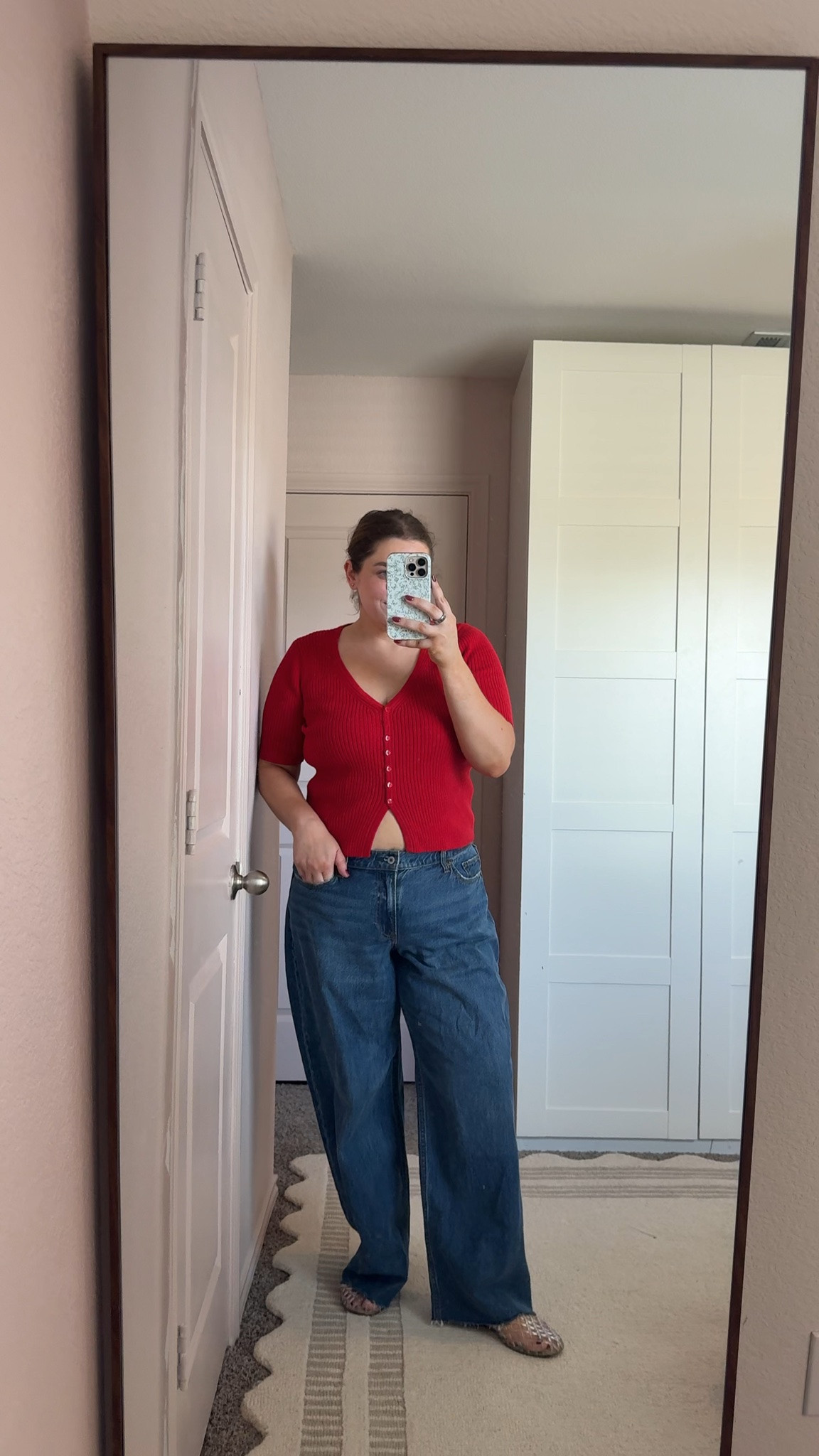 Casual fall Abercrombie outfit on sale wearing large in sweater and 32 in baggy jeans

#LTKSaleAlert #LTKgrwm #LTKootd