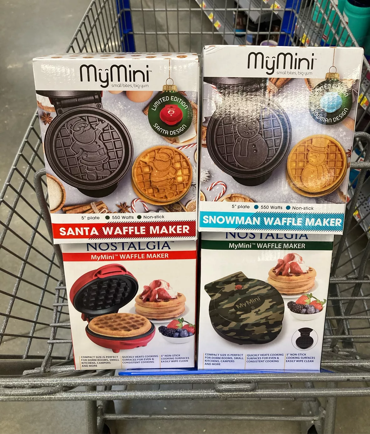 Nostalgia MyMini Holiday Waffle Makers - Walmart Finds