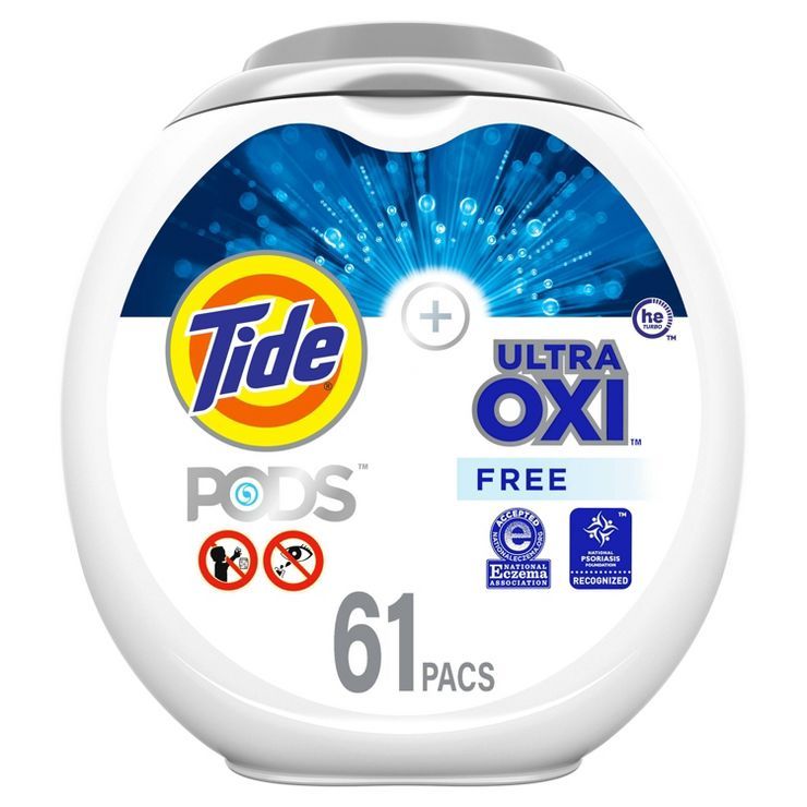 Tide Pods Laundry Detergent Pacs with OxiFree - 61ct/63oz | Target