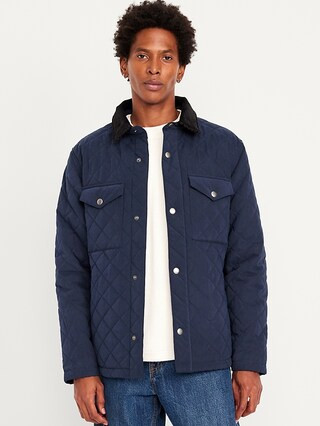 Water-Resistant Quilted Barn Jacket | Old Navy (US)