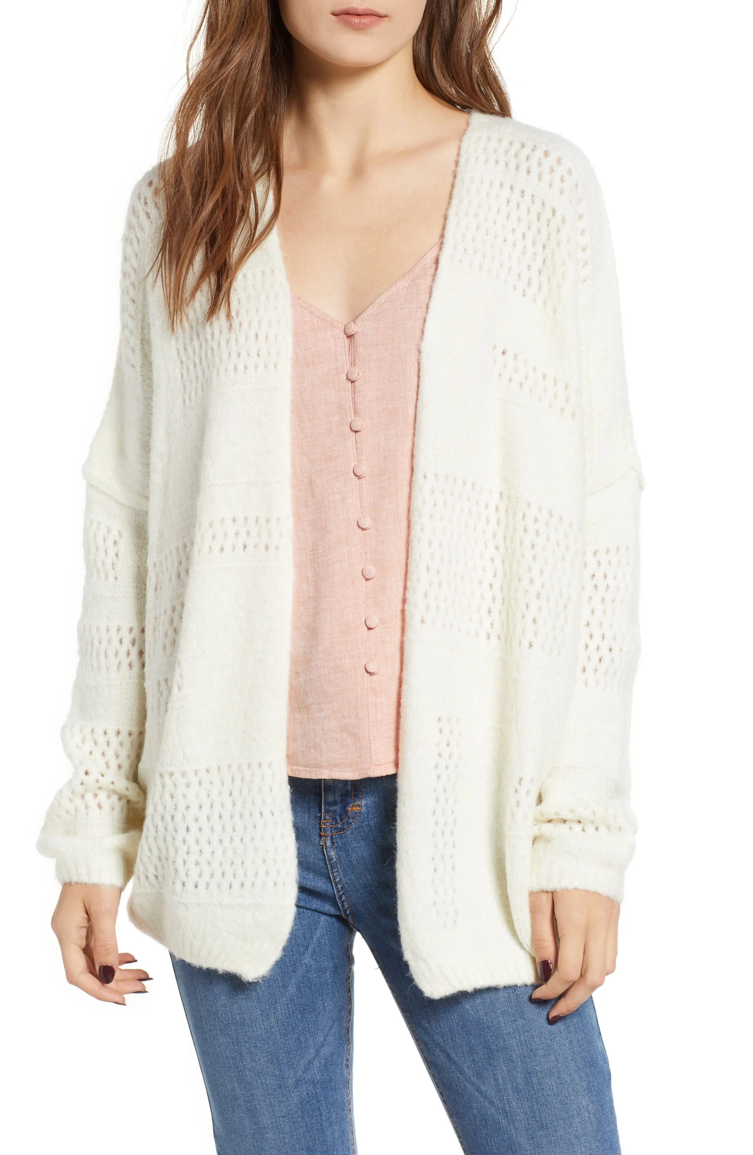 Dreamers by Debut Open Stitch Cardigan | Nordstrom