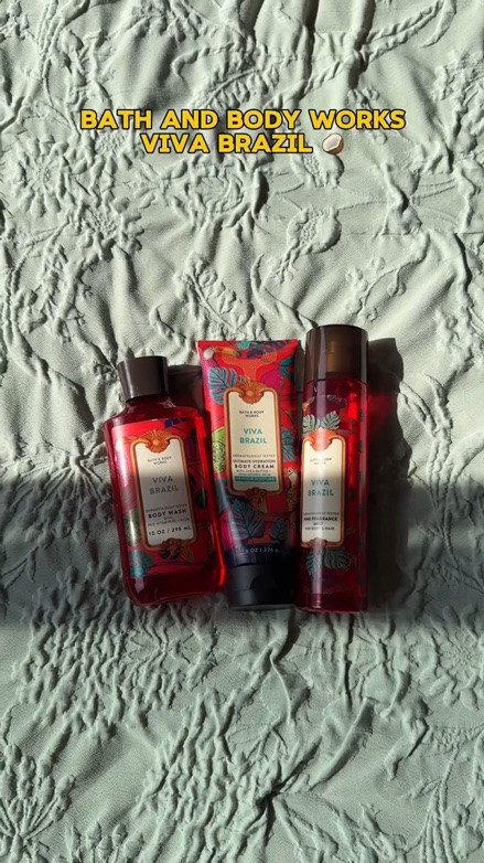 I got the formula to make this last 5+ hours 🤭 The notes are guava, passionfruit, and coconut water. I got this two weeks ago, and I have been using this set almost everyday! Bath and body works really did their big one with this smell. It is a perfect summertime scent/ summertime perfume. It is appropriate for work, going out, gym, etc 💓￼

#LTKselfcare #LTKBeauty #LTKmorningroutine