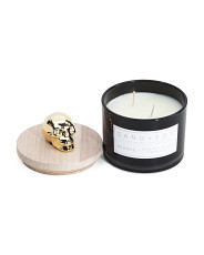12oz Beware Skull Candle | TJ Maxx