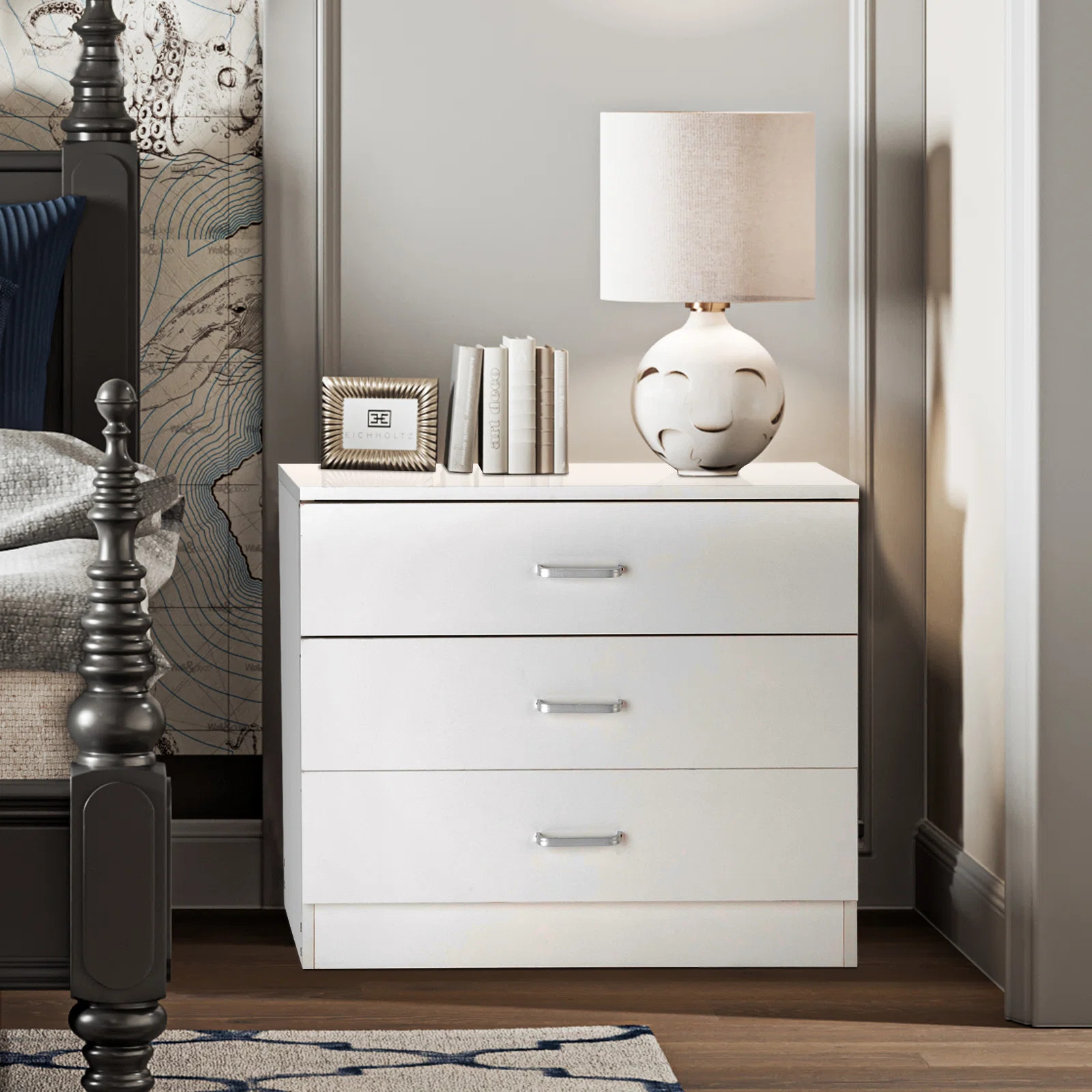Adalade Wooden 3 Drawer Standard Dresser | Wayfair North America
