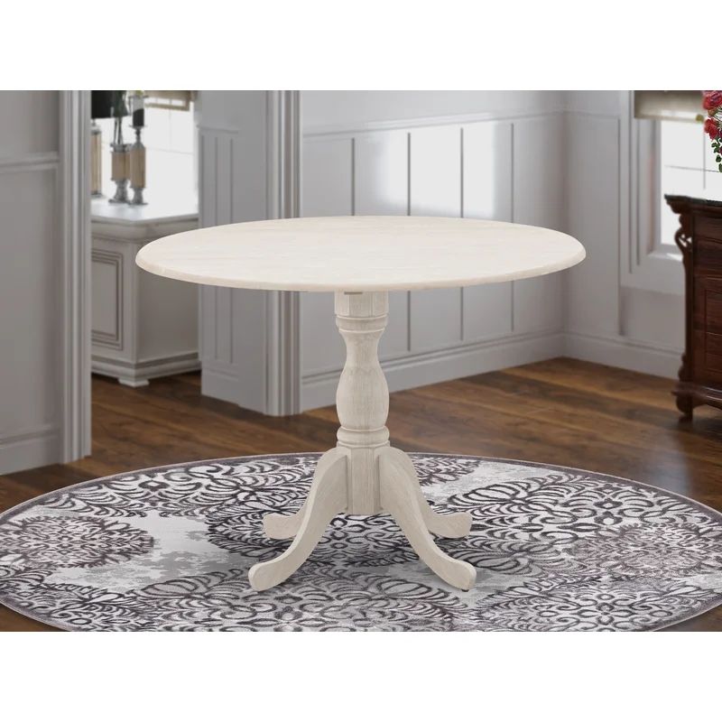 Hardaway Drop Leaf Solid Wood Pedestal Dining Table | Wayfair North America