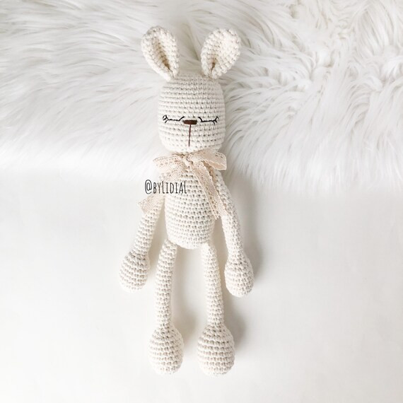 Handmade Crochet Bunny Toy | Etsy (US)