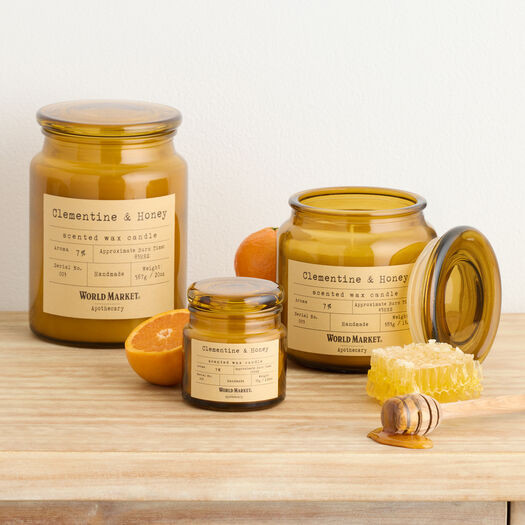 Apothecary Clementine & Honey Scented Candle by World Market | World Market