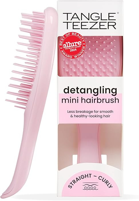 Tangle Teezer Ultimate Detangler Hairbrush, Eliminates Knots & Reduces Breakage, Mini Hair Brush ... | Amazon (US)