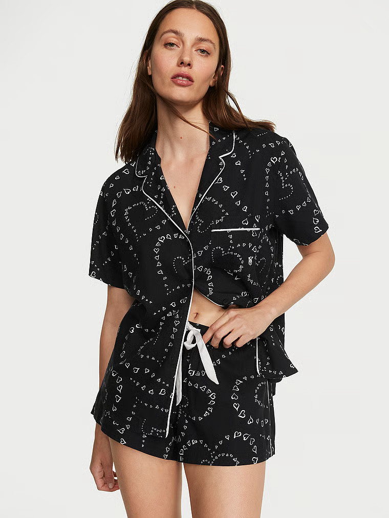 Flannel Short Pajama Set | Victoria's Secret (US / CA )