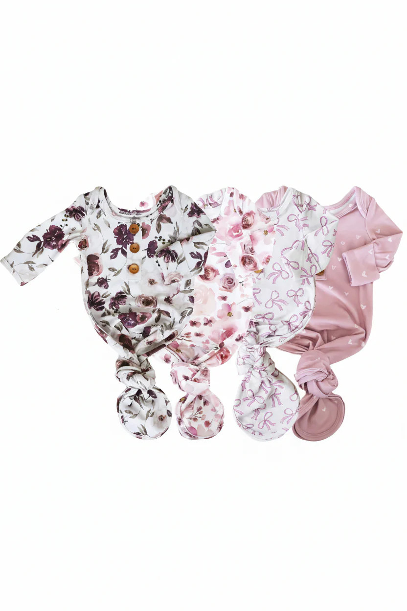 Printed Knot Gowns for Girls | Best Sellers | Caden Lane