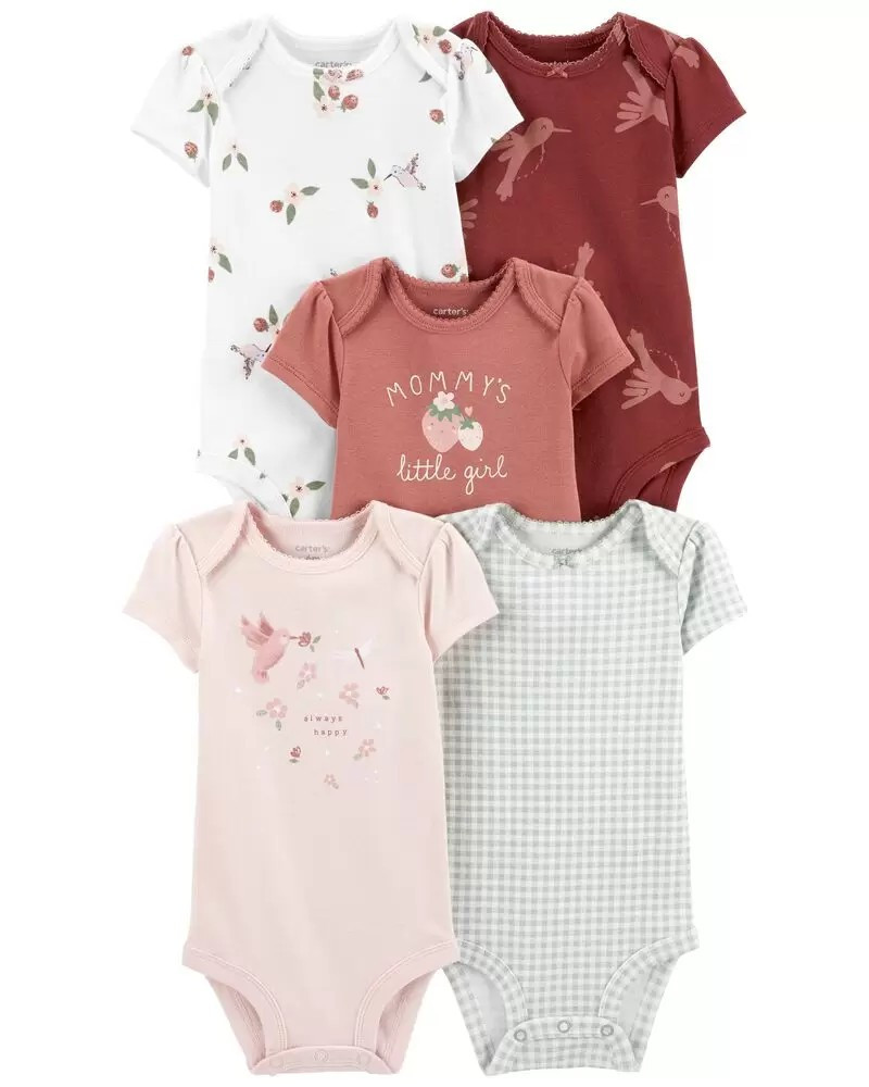 5-Pack Short-Sleeve Original Bodysuits | Carter's