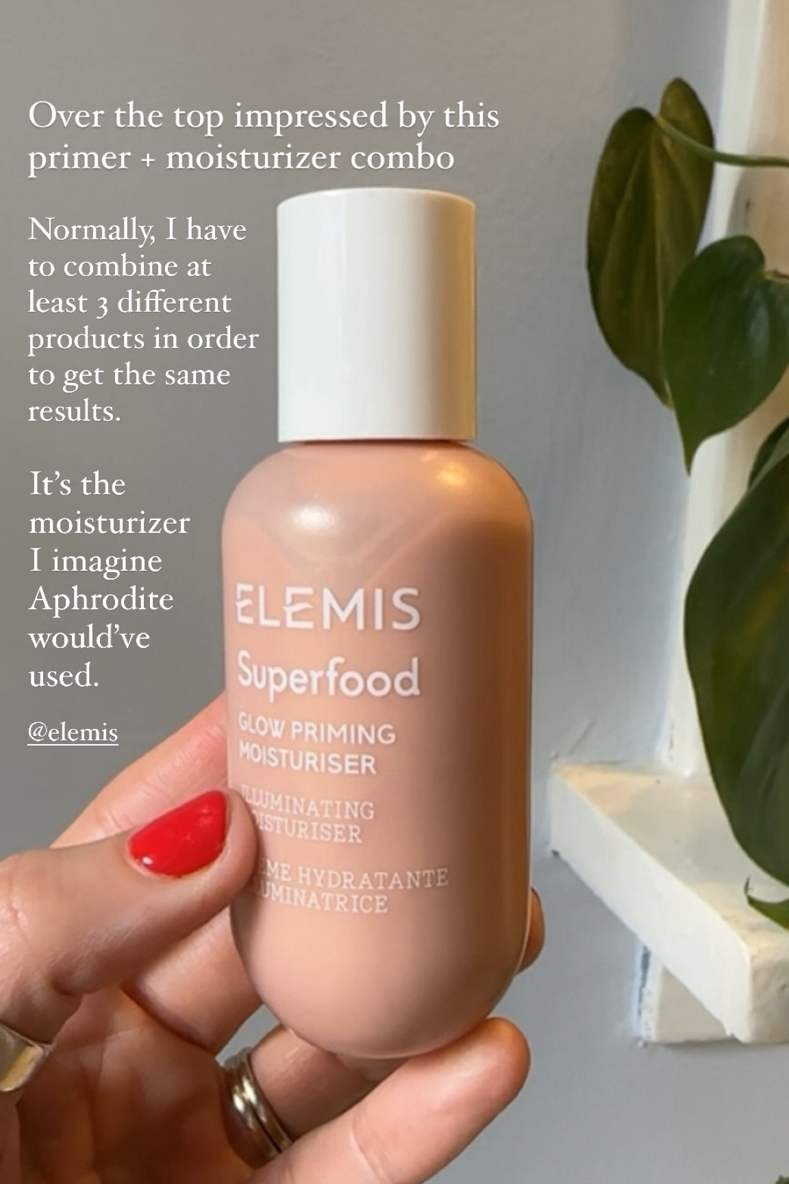 Glowing skin Elemis primer + moisturizer on sale 

The perfect moisturizer for summerr

#LTKSaleAlert #LTKSeasonal #LTKBeauty