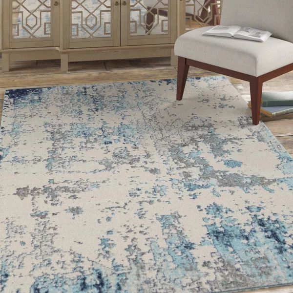 Wyona Abstract Light Gray Area Rug | Wayfair North America