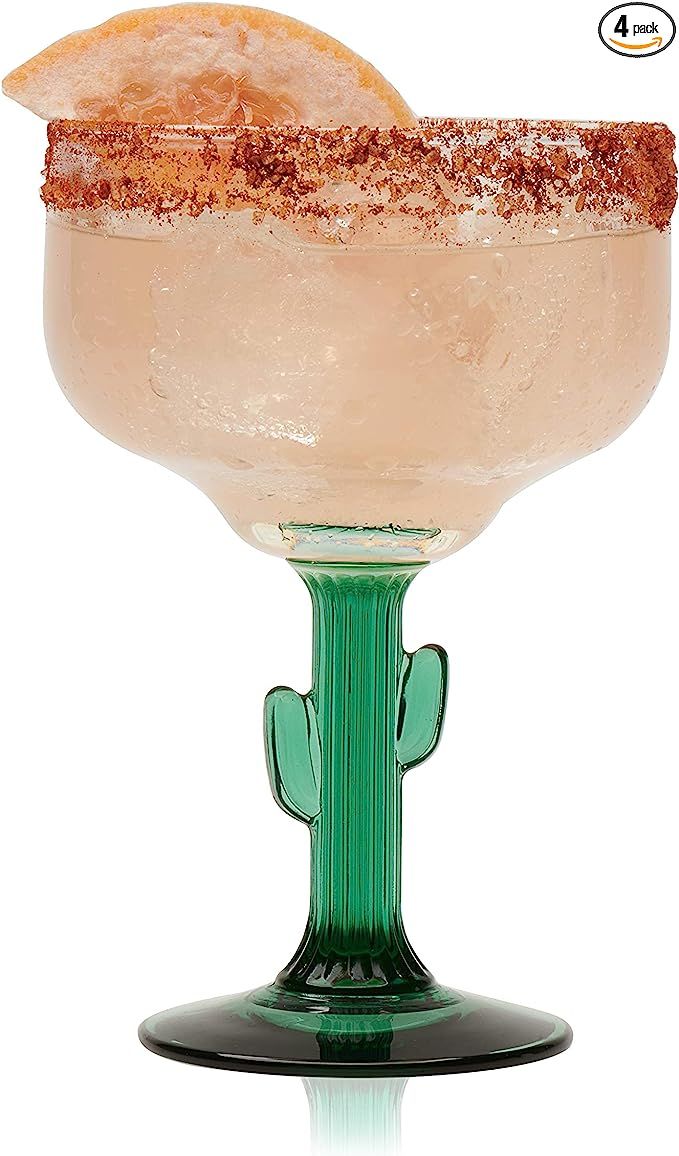 Libbey Cactus Margarita Glasses, Set of 4 | Amazon (US)