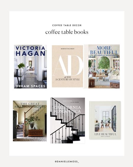 Some of my favorite coffee table books for styling a coffee table. See the rest on danielle-moss.com

#LTKunder100 #LTKfamily #LTKhome