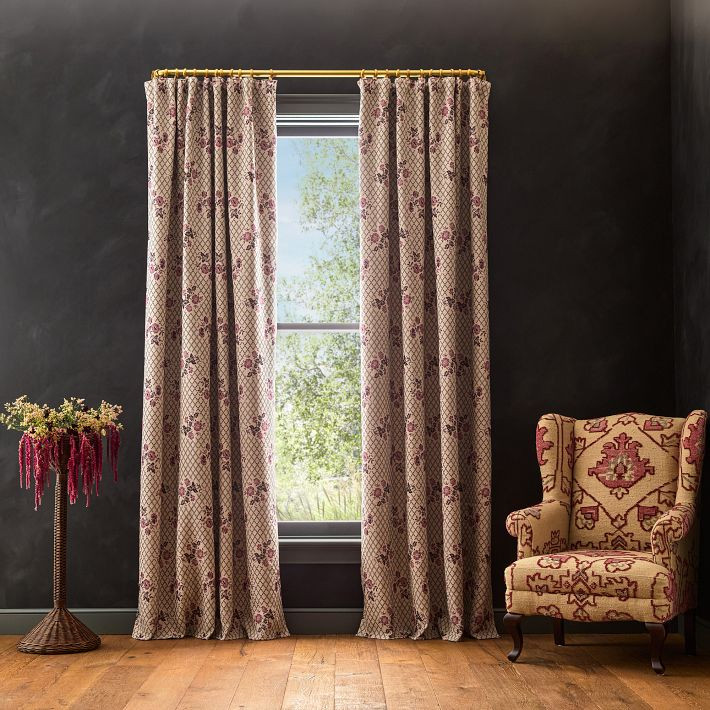 Marita Floral Curtain | GreenRow