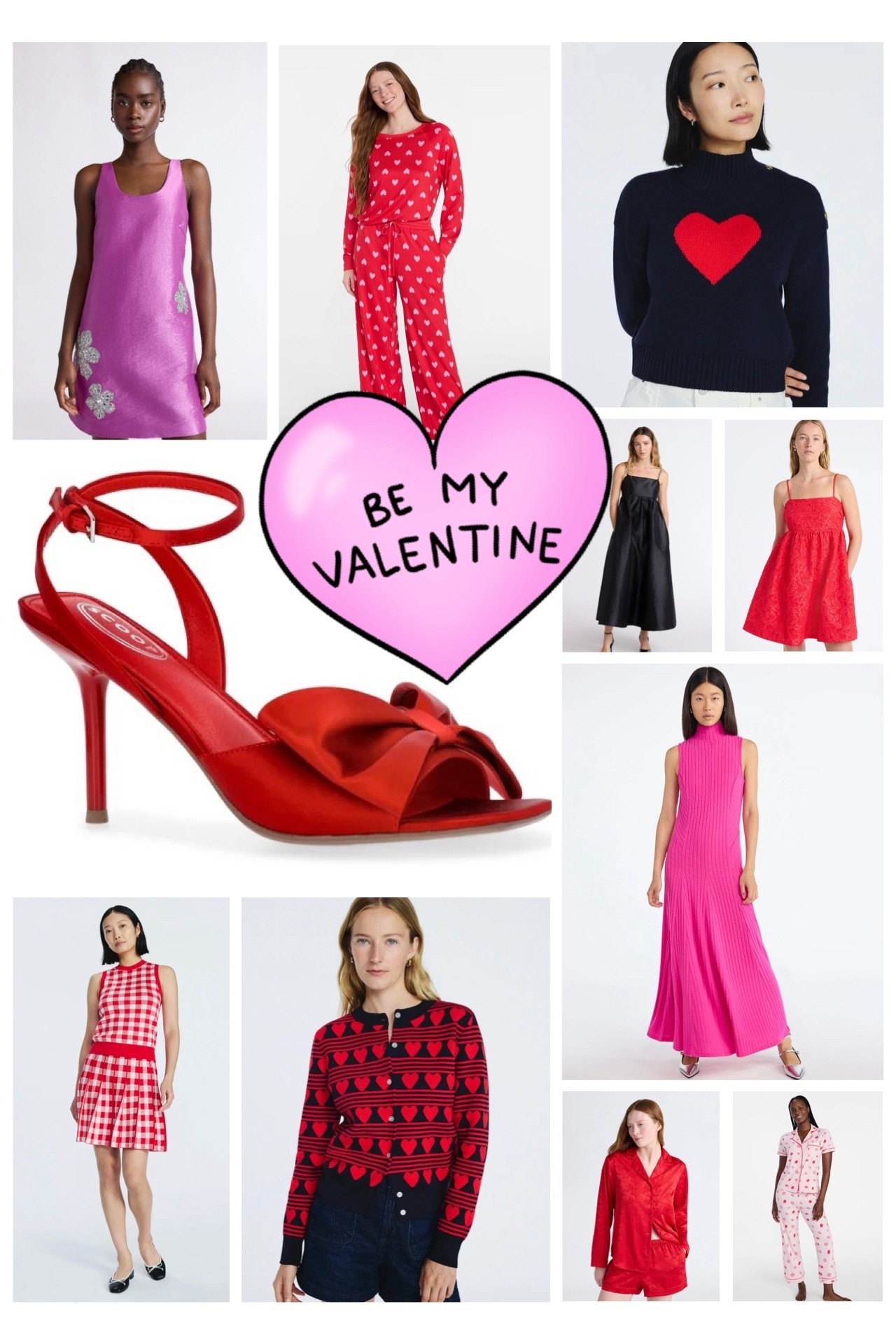 Be My Valentine ❤️ Affordable Red, Pink & Heart Finds

All the Valentine vibes in one shoppable roundup 💕 From flirty red dresses and heart-print sweaters to cozy pink pajamas and the cutest bow heels, these are perfect for date night, Galentine’s, brunch, or staying in feeling festive. Everything is budget-friendly (hello Walmart finds 🙌) and easy to mix and match—dress them up with heels or keep it casual with knits and loungewear. Whether you’re leaning classic red, playful hearts, or bold pink, these pieces are such fun ways to celebrate Valentine’s Day without overthinking it 💌✨

valentine’s day outfits, red dresses for women, pink valentine outfit ideas, heart print sweater, affordable valentine fashion, galentine’s day outfit, valentine pajamas women, red heels with bow, walmart valentine outfits, budget friendly valentine look, scoop valentine clothing, free assembly women valentine styles 💕

#LTKHoliday #LTKFindsUnder50 #LTKFindsUnder100