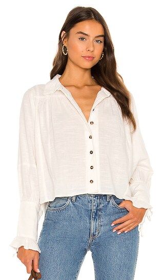Kiss Kiss Blouse in Ivory | Revolve Clothing (Global)