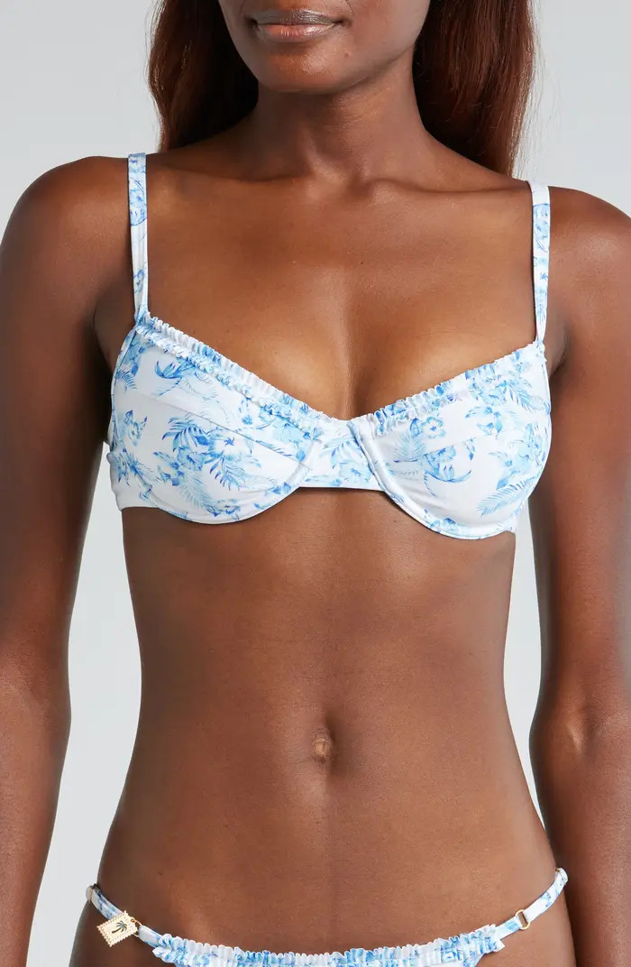 Kulani Kinis Ruffle Trim Underwire Bikini Top | Nordstrom | Nordstrom