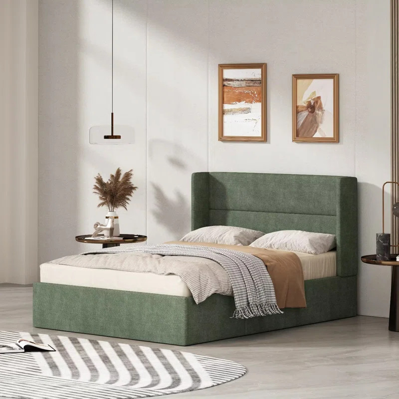Gaillarde Hydraulic Lift Up Storage Upholstered Platform Bed | Wayfair North America