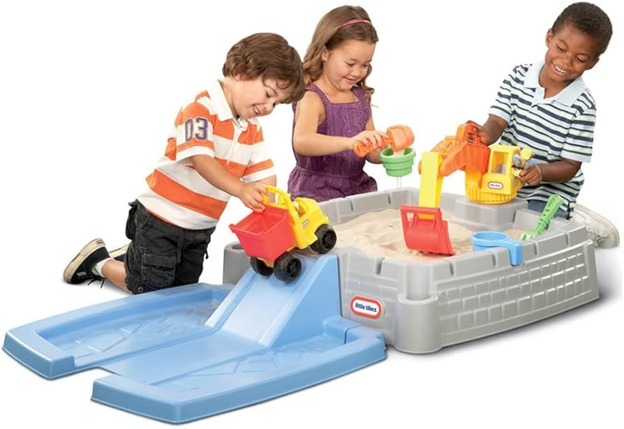 Little Tikes Big Digger Sandbox, White | Amazon (US)