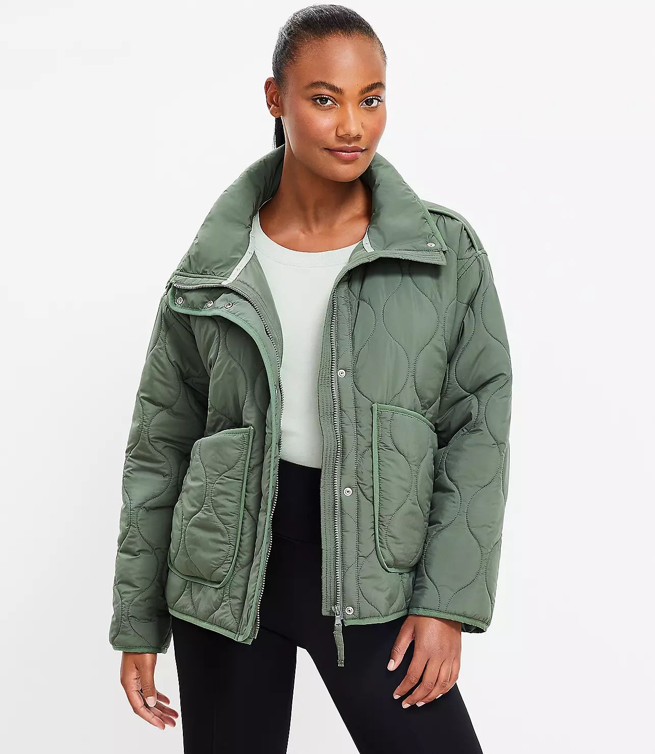 Lou & Grey Quilted Jacket curated on LTK