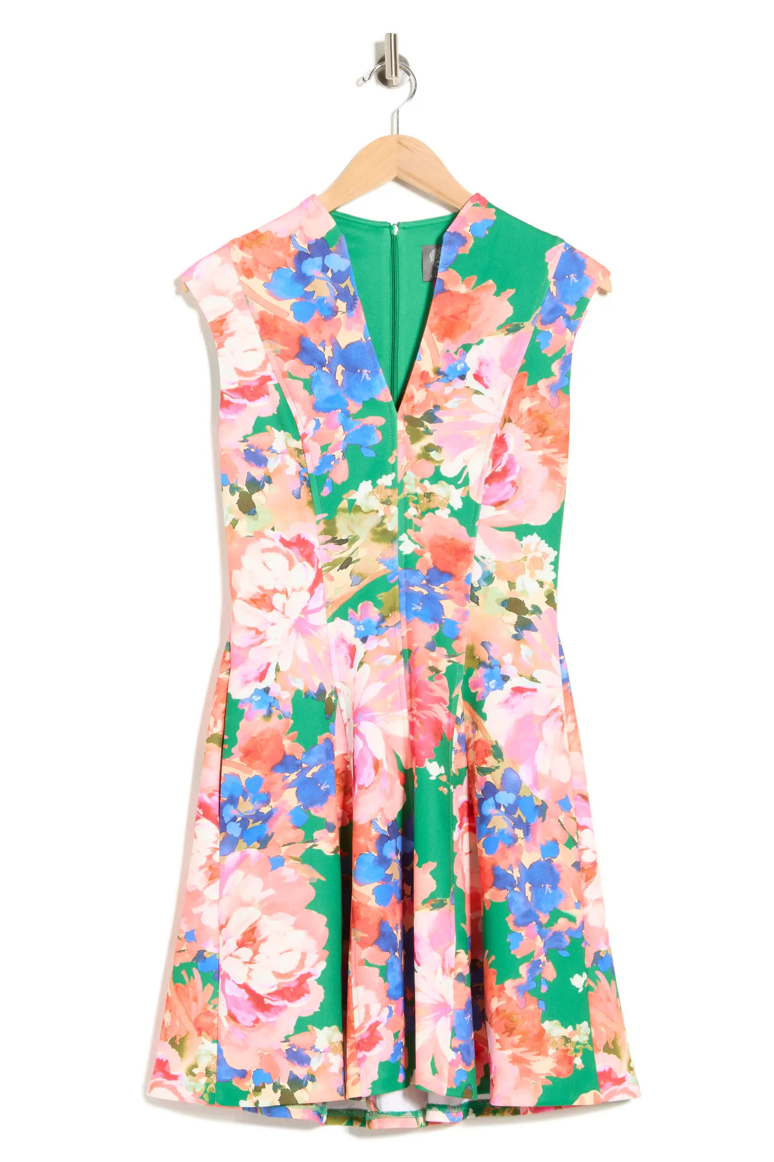 Floral Sleeveless Scuba Fit & Flare Dress (Women) | Nordstromrack | Nordstrom Rack