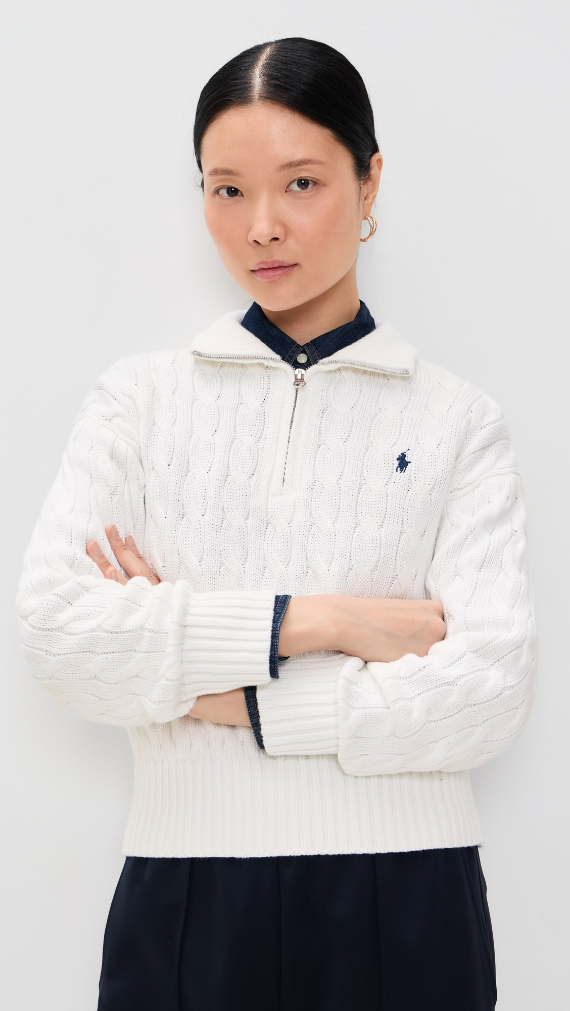 Cotton Long Sleeve Pullover Sweater | Shopbop