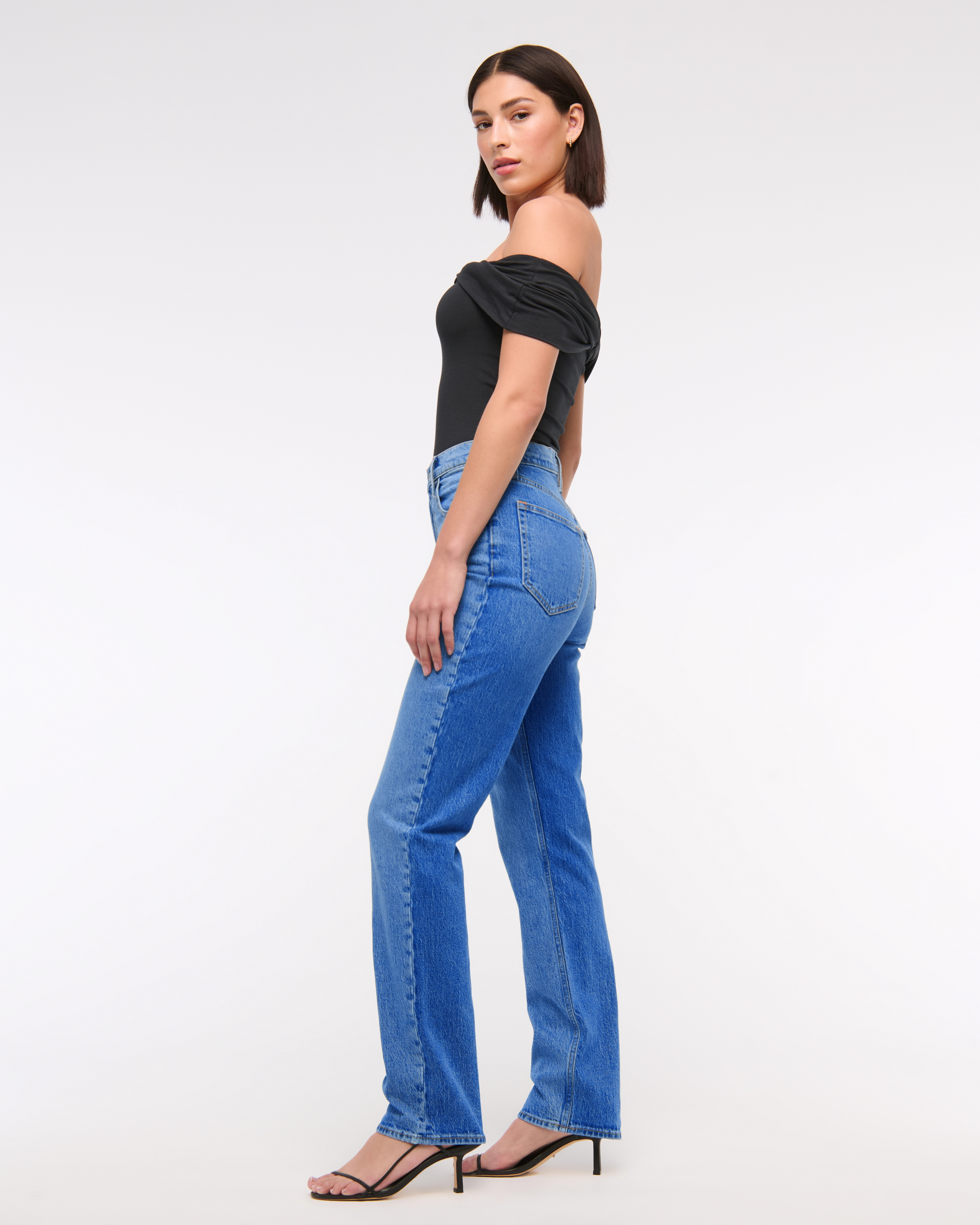 Ultra High Rise 90s Straight Jean | Abercrombie & Fitch (US)