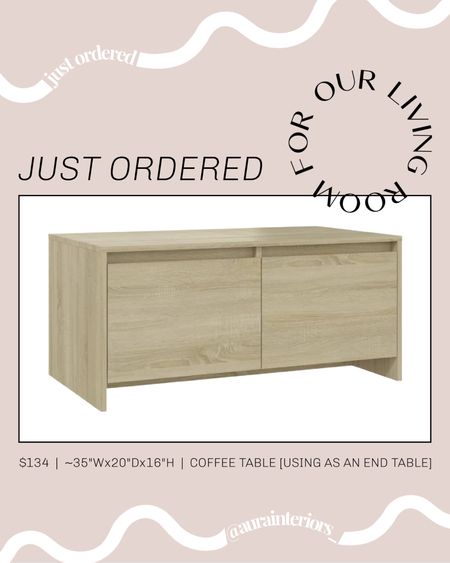 🤍 We chose the Sonoma Oak finish. I’m obsessed with beige-y oak tones!

🤍 Only $134!

🤍 This white oak look coffee table with storage drawers will be such a beautiful end table for our sectional. 

🤍 With an extra small living room like ours, an end table with storage was a must. I’m loving the two large drawers!

🤍 It’s finished on both sides, so the side against the sectional will still be pretty! 

🤍 The look for less! Genuine white oak coffee tables typically cost $1k+. For a fraction of the price, I’m happy with a wood veneer!

coffee table with drawers, sled coffee table drawers, affordable white oak coffee table, white oak veneer, modern white oak coffee table, modern coffee table storage, rectangular coffee table storage, latitude run Sonoma oak, latitude run coffee table white chipboard, vidaxl coffee table Sonoma oak, vidaxl coffee table drawers, 3’ coffee table, 36” coffee table, small living room coffee table, small living room ideas, minimal coffee table, minimalist coffee table, minimalistic coffee table, minimalism coffee table

#LTKhome