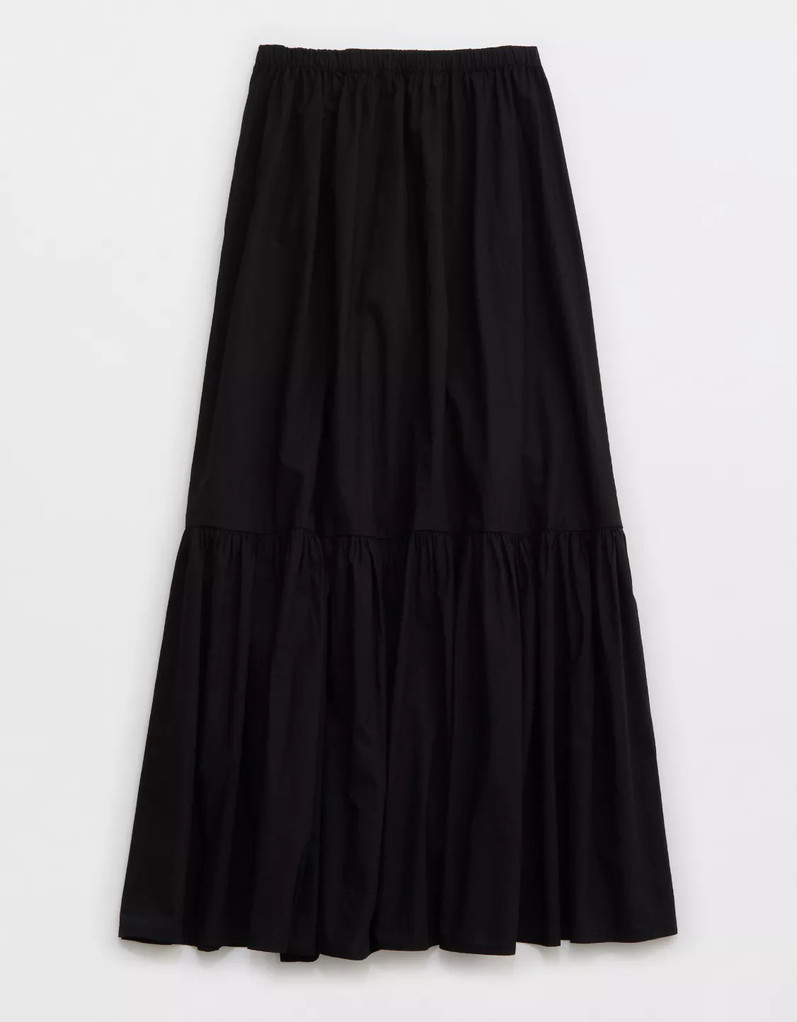 Aerie Poplin Tiered Maxi Skirt | Aerie