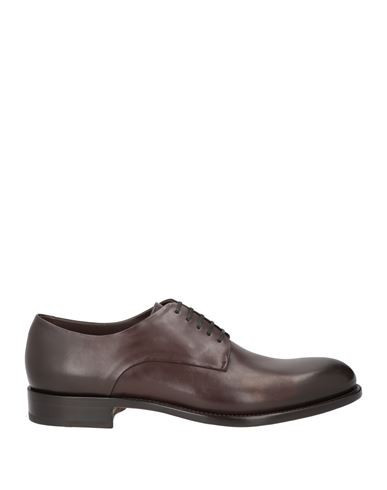 Ferragamo Man Lace-up shoes Dark brown Size 6.5 Leather | YOOX (US)